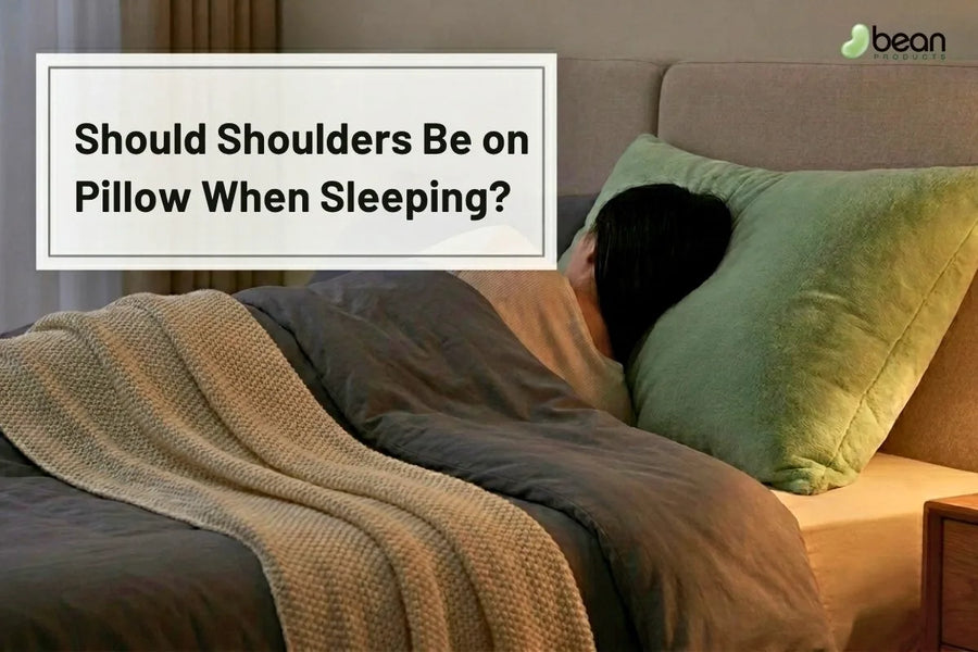 should shoulders be on pillow when sleeping