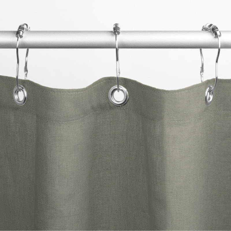 Linen Shower Curtain – Bath, Tub + Stall Sizes