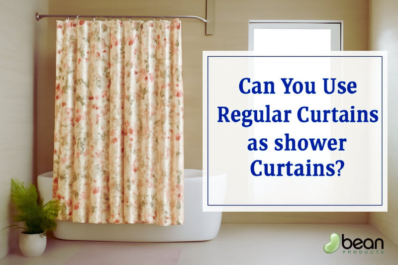 can you use regular curtains as shower curtains