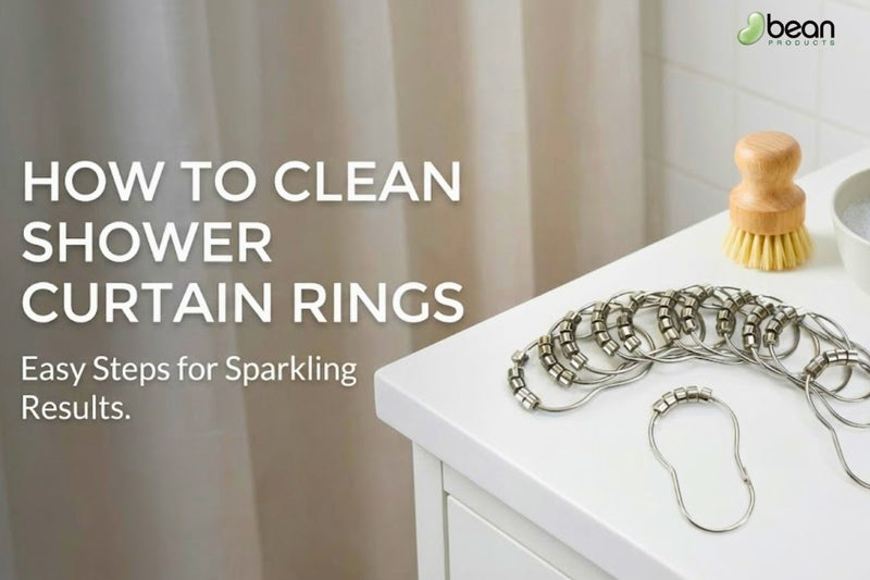 how to clean shower curtain rings