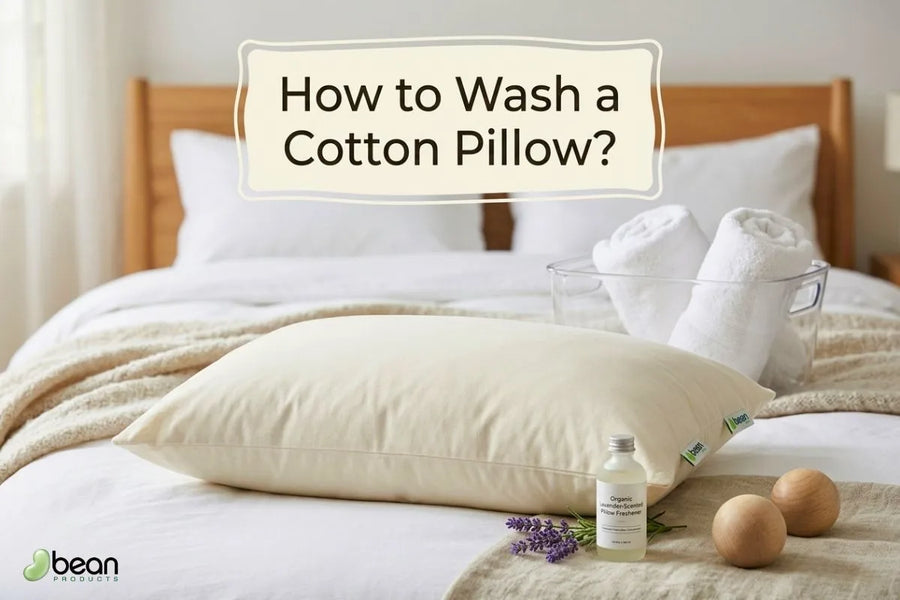 how to wash a cotton pillow