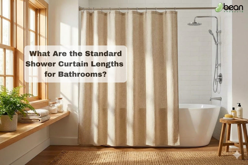 Shower Curtain Size Chart Bean Products