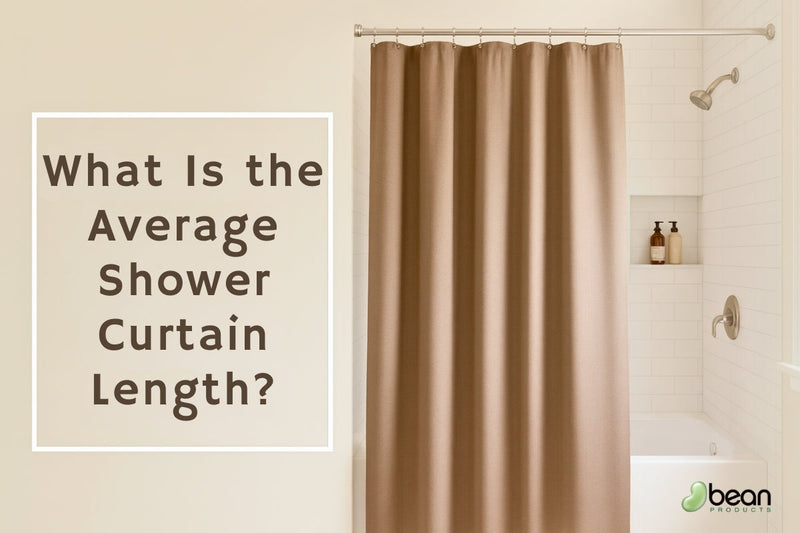 what is the average shower curtain length
