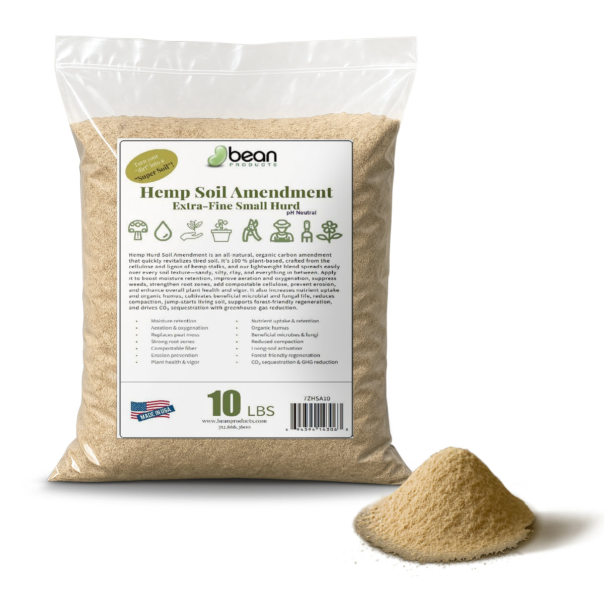 hemp soil amendment 10  pounds