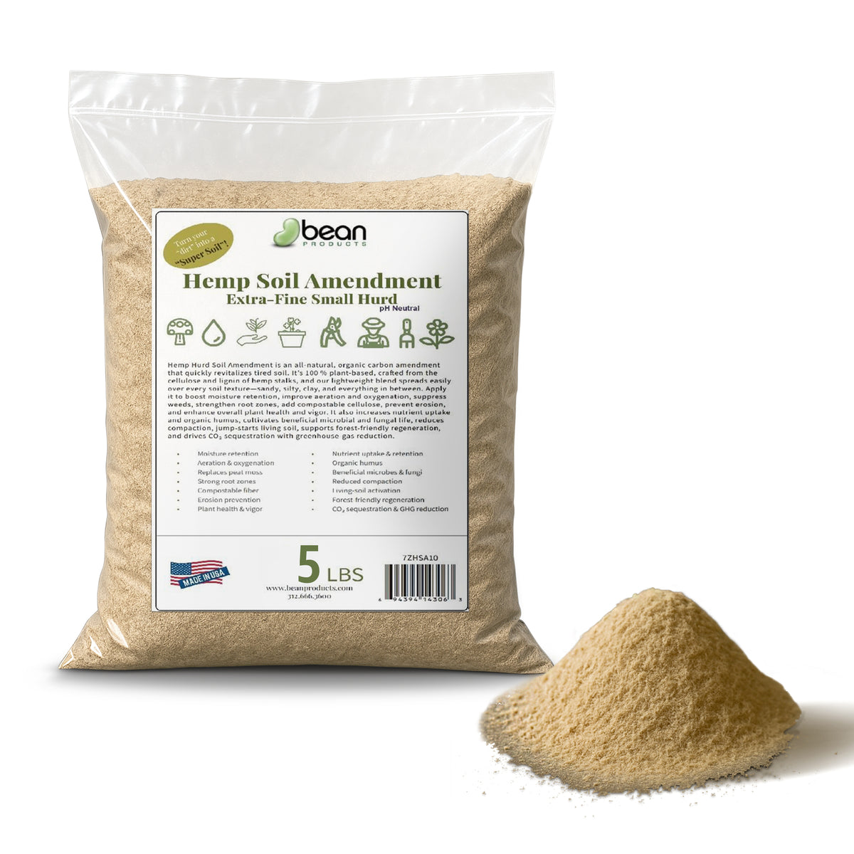hemp soil amendment 5 pounds