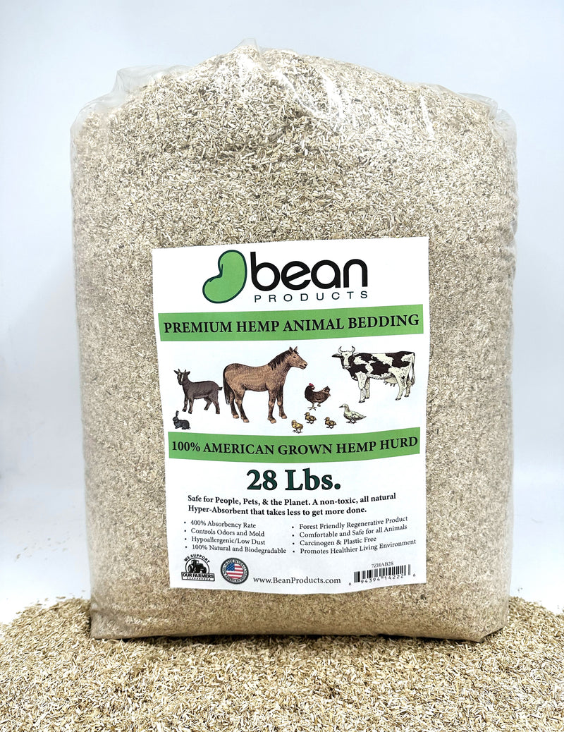 Hemp Animal Bedding Chickens, Horses, Pets Poultry – Bean Products