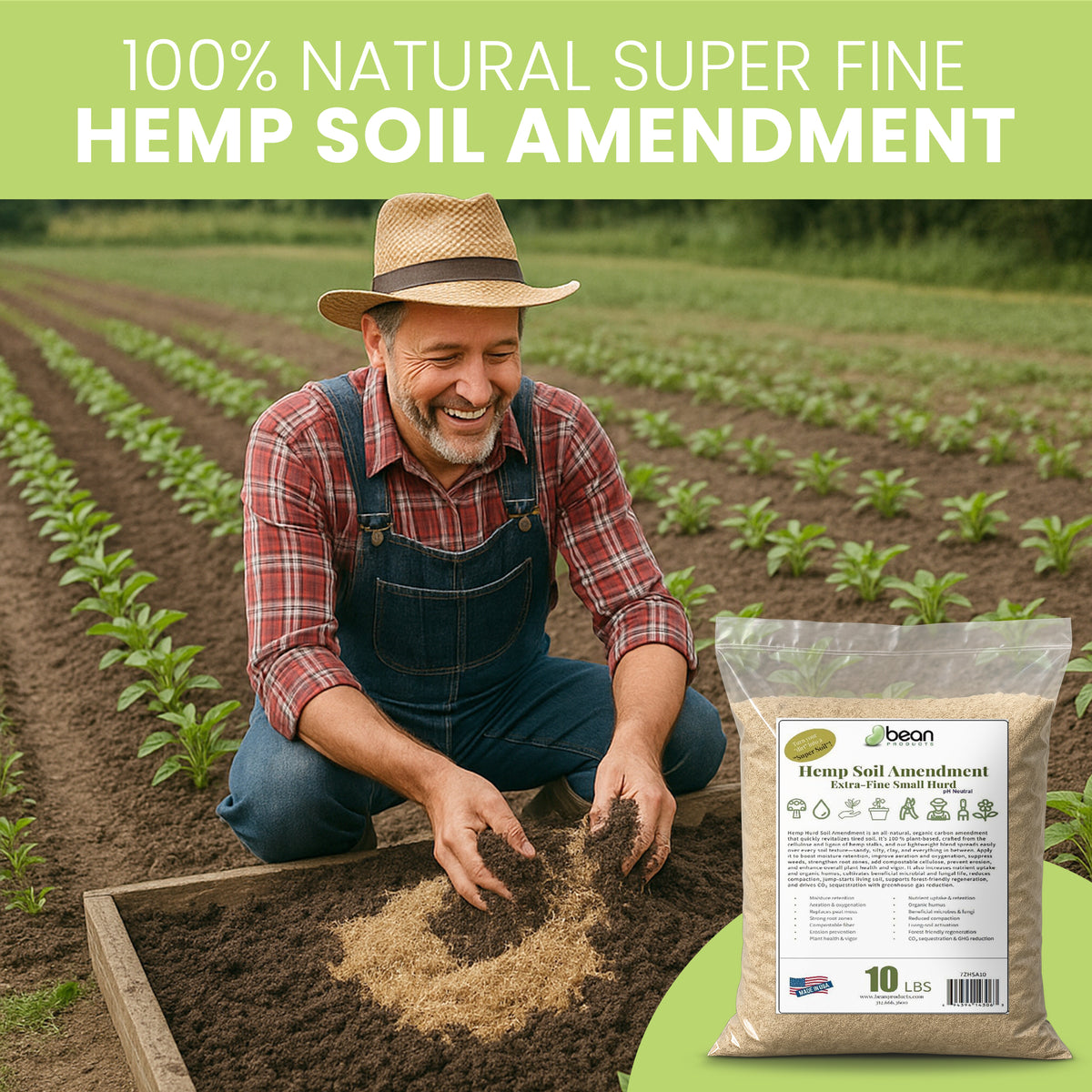 Hemp Hurd Soil Amendment