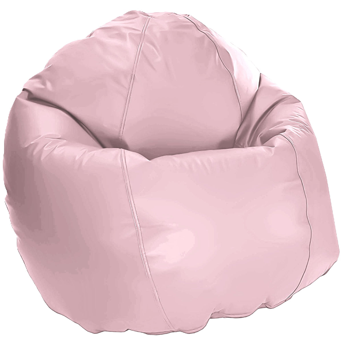 Light pink outdoor bean bag chair empty, soft comfortable kids furniture