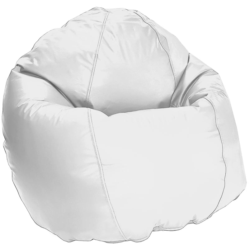 Vinyl bean bag white comfybean beanbag chair