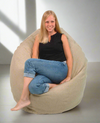 Hemp Bean Bag Chair Lounger - Adult size Comfy Bean