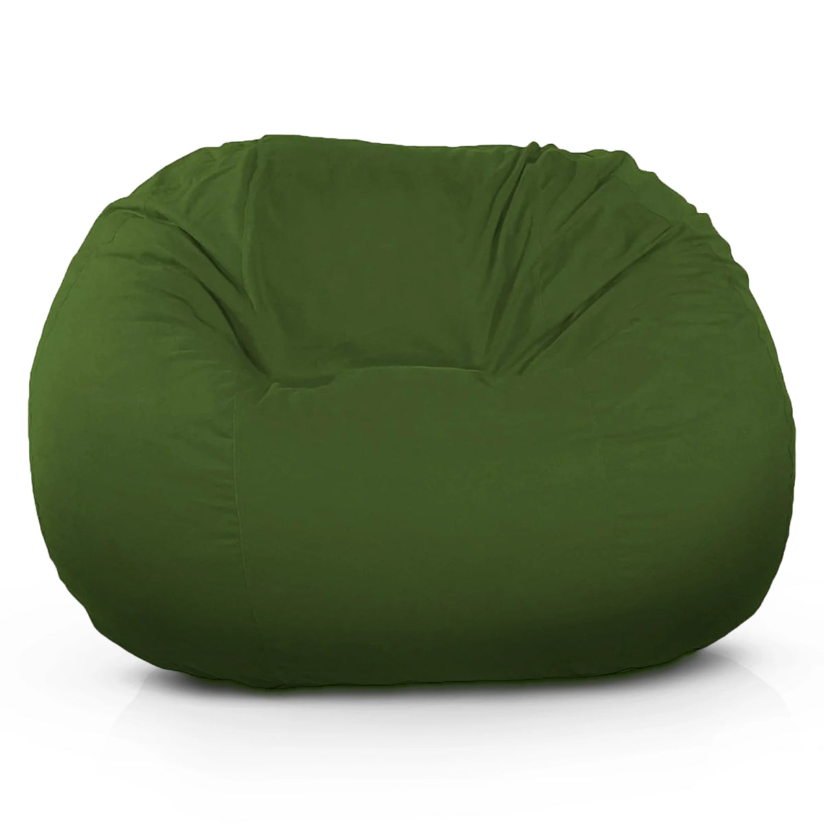 Green hemp bean bag loveseat eco friendly lounge chair