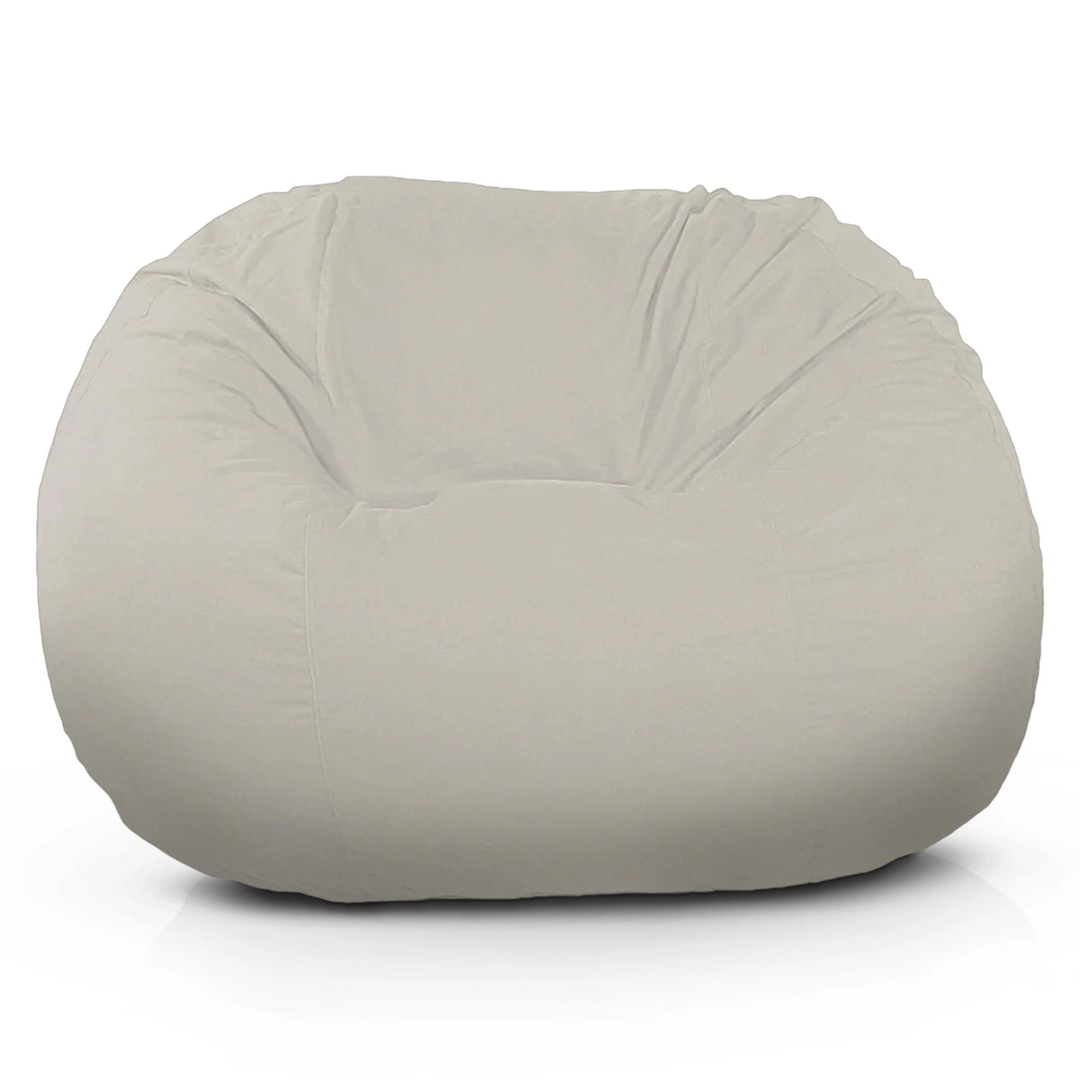 organic cotton bean bag loveseat oversized indoor chair