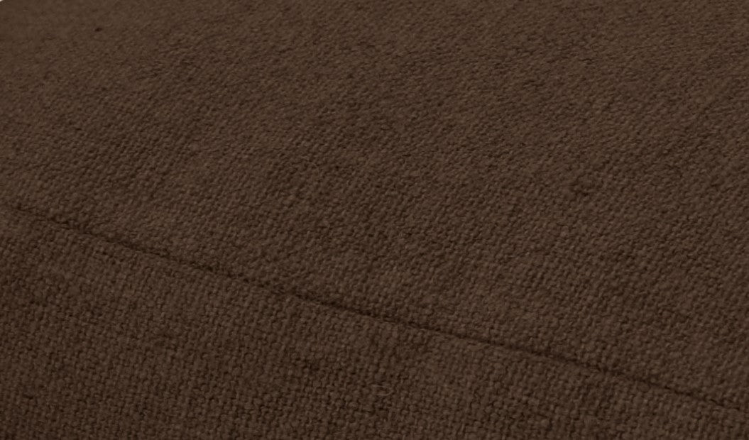 Brown cushion fabric texture for meditation stool seat