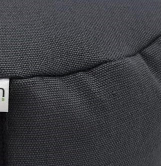 Black textured cushion material for adjustable meditation platform chair