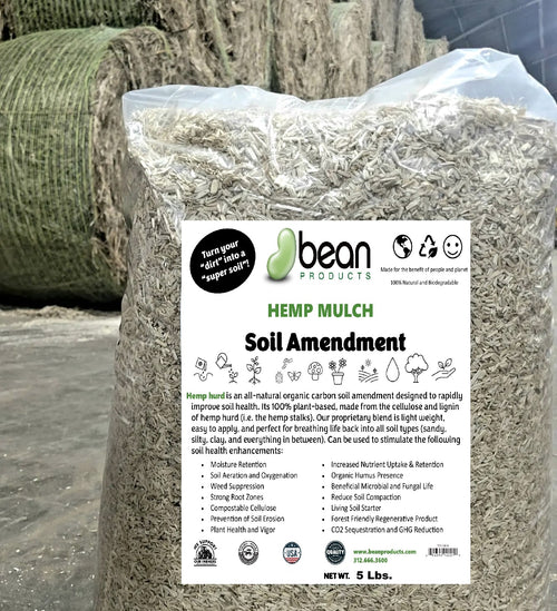 Hemp Mulch Hurd for Organic Gardening