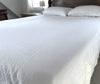 hemp bed sheet set white by bean products