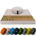 Zafu and Zabuton Meditation Cushion Set - Cotton ..Made in USA