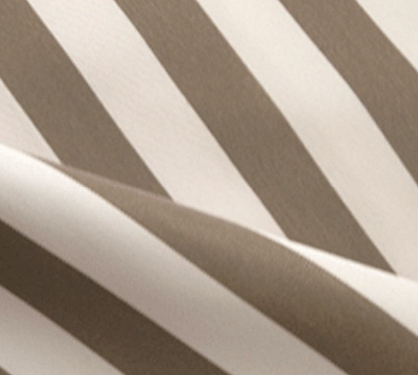Beige striped fabric pattern close-up for pool float bean bag design