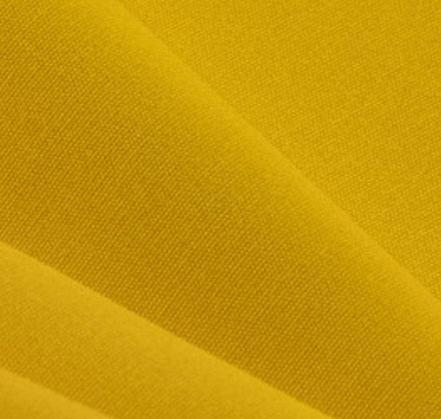 Yellow fabric texture close-up, durable outdoor material