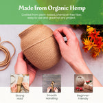 Hemp Twine, Cord Rope Gardening Crafting Cooking Jewelry Decor assorted sizes and colors and beeswax waxed