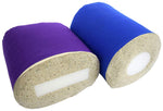 Yoga Bolster Rectangle Round Pranayama - All Cotton - Professional Studio Quality