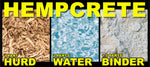 hempcrete building proportions percentage hemp hurd water binder lime
