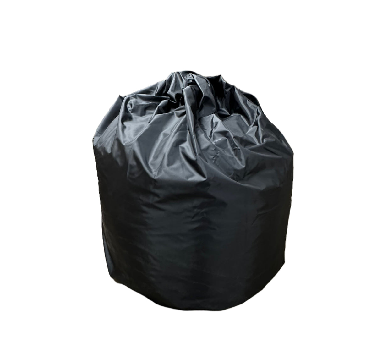 ComfyBean black bean bag chair cover only, empty waterproof outer shell with drawstring top – filling not included