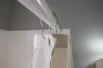 Organic Cotton Shower Curtain – Bath, Tub + Stall Sizes – Made in USA