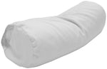 Cotton Sateen Pillow Cover Neck Roll White