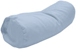 Cotton Sateen Pillow Cover Neck Roll Blue