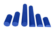 High density EVA foam rollers set showing multiple sizes including 36, 18, and 12 inch round rollers for therapy and massage