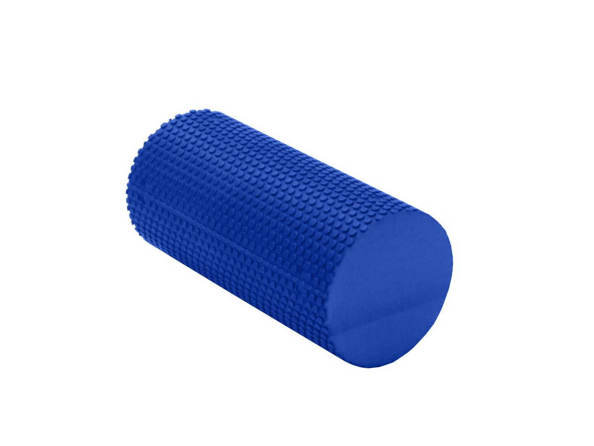 Small round high density EVA foam roller compact size for targeted muscle therapy