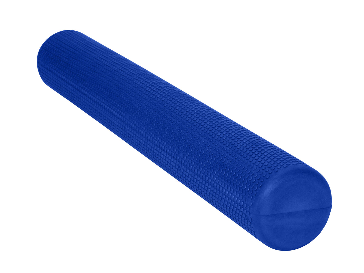 Long 36 inch round EVA foam roller for full body support and physical therapy