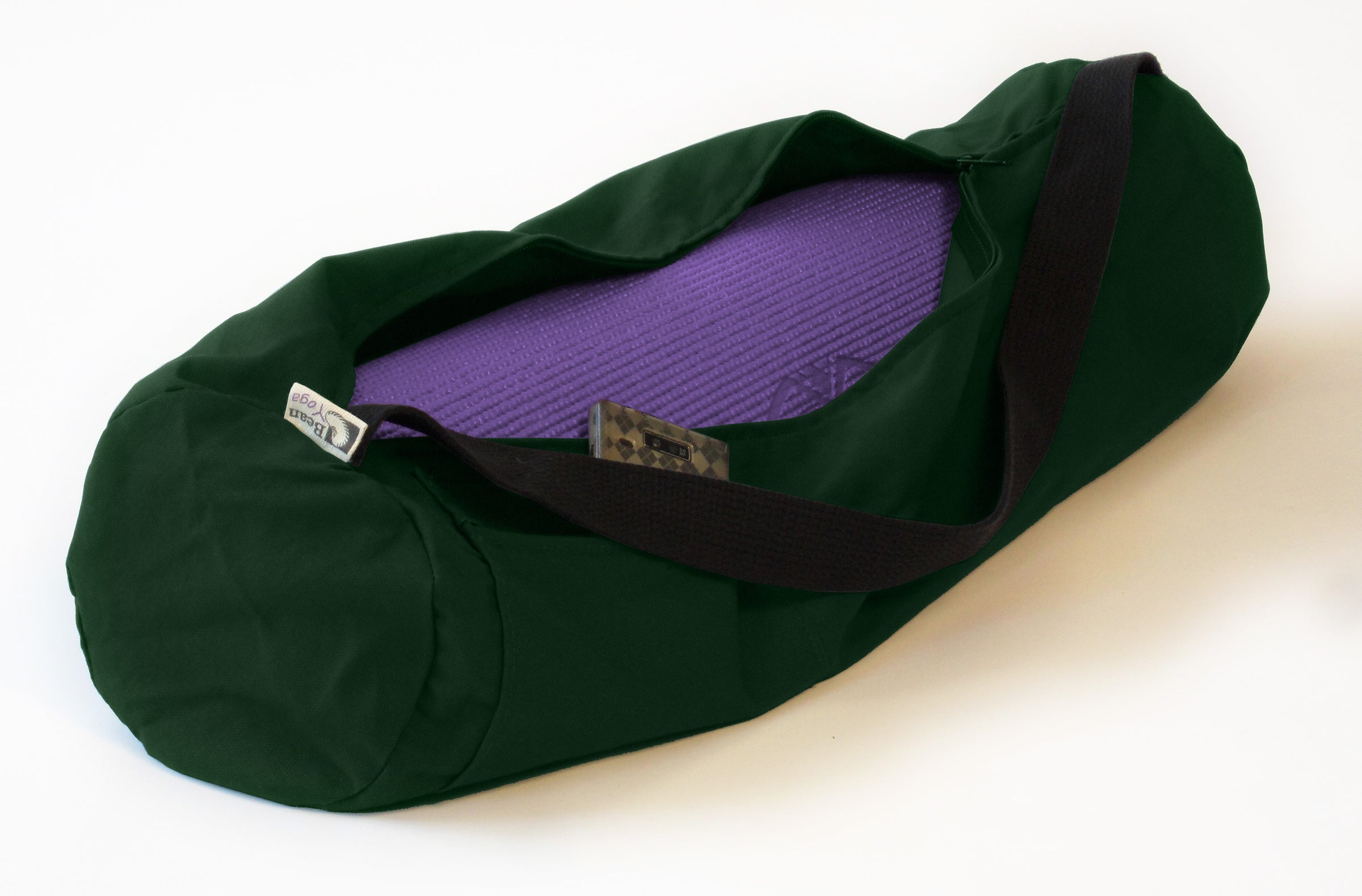 New Indian Green Hand Block Yoga Mat Bag Carrier Gym Bags With