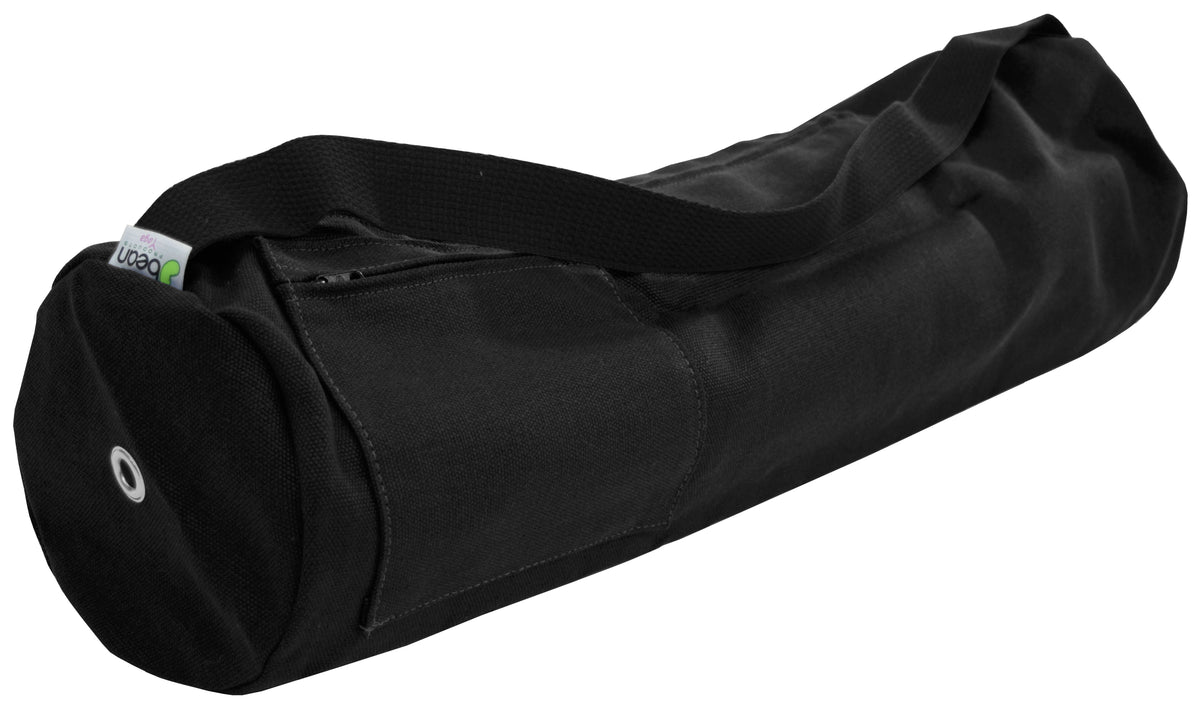 extra large hemp yoga mat bag with zipper closure