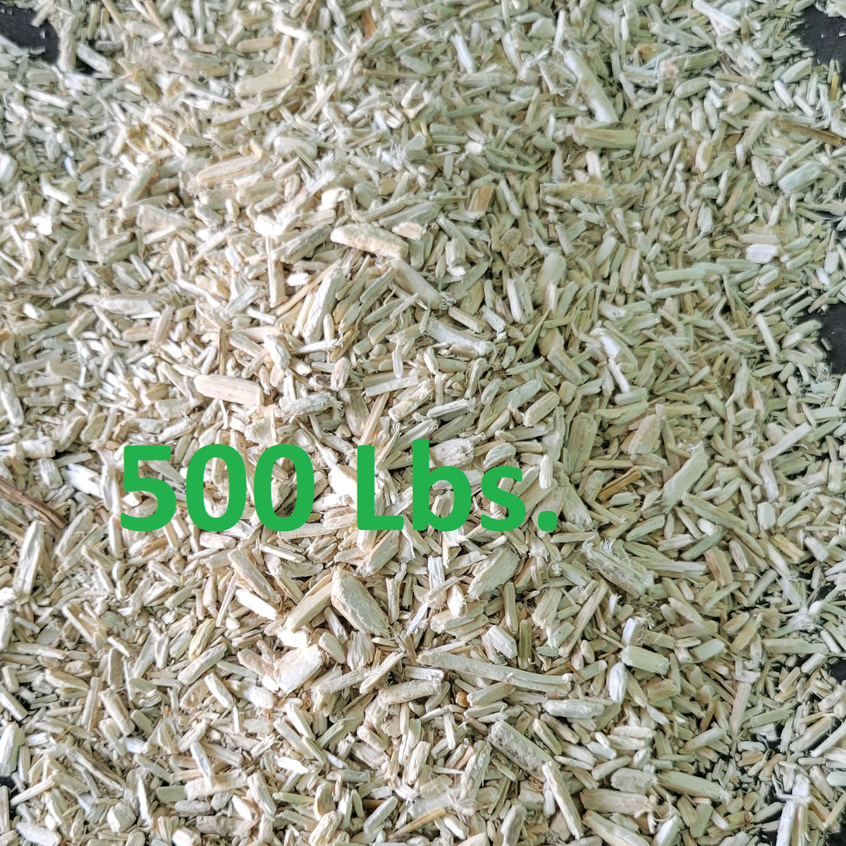 500 lbs bulk organic hemp hurd for hempcrete construction projects