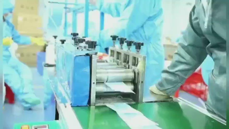 Load video: Disposable Pleated 3 ply Protective Face Mask