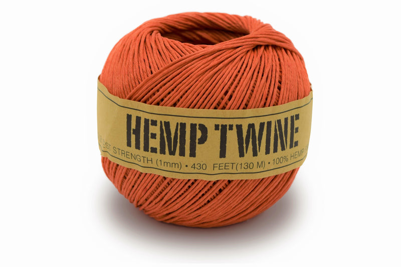 Bean Products Hemp Twine Perfect for Jewelry, Arts and Crafts, Decoration, Cooking, 20 lb, Orange, Women's, Size: 20lb, 1.0mm x 430 ft