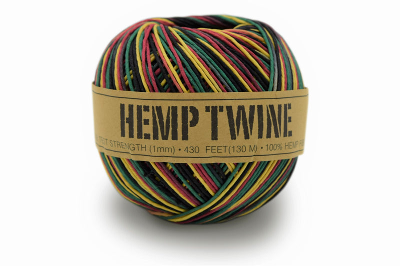  Bean Products Hemp Twine - High Tensile Strength and Durable -  Made with 100% Hemp - Perfect for Jewelry, Arts & Crafts, Decoration,  Cooking - 1MM Waxed, 300G/700 Ft. - 20