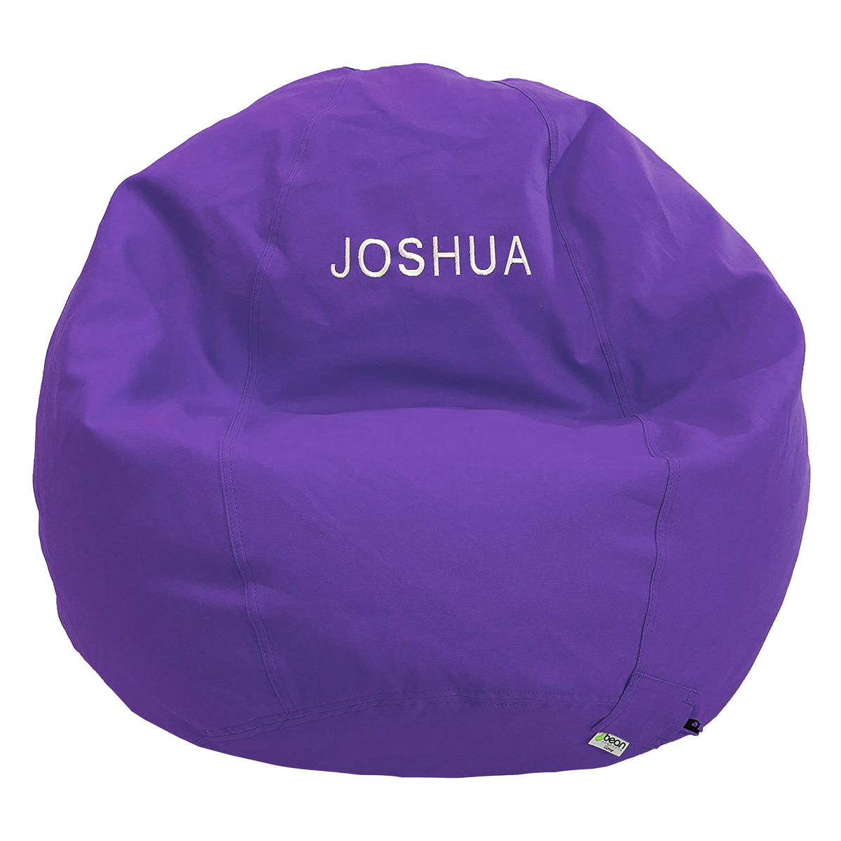 Purple kids bean bag chair alternative color option for children’s rooms