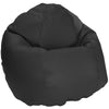 Black vinyl bean bag comfybean beanbag chair
