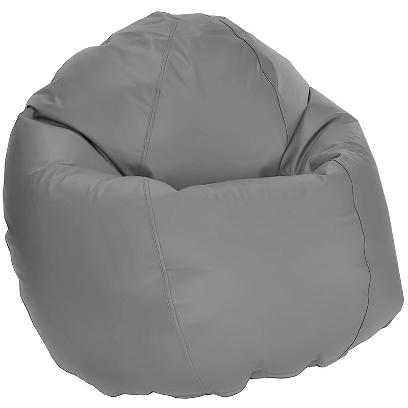 Vinyl bean bag gray grey comfybean beanbag chair