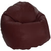 Vinyl bean bag maroon comfybean beanbag chair