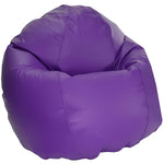 Vinyl bean bag purple comfybean beanbag chair