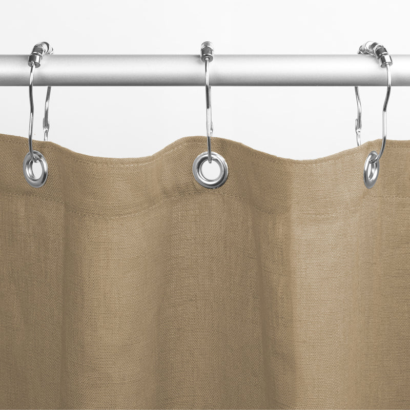 Linen Shower Curtain – Bath, Tub + Stall Sizes – Made in USA