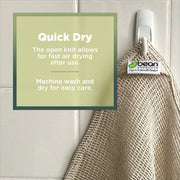 Hemp organic cotton washcloth quick dry, eco-friendly soft textured bath cloth