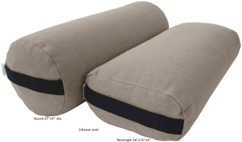 Rectangular Yoga Bolster (Grey), 26 x 10 Large Firm Body Support, Machine  Washable Cover, Restorative Yoga Pillows, Meditation Cushion, Yoga  Accessories/Props, Foam Wedges -  Canada