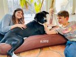 Hemp dog bed large cocoa color