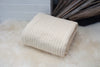 Organic Cotton Throw Blanket | Organic Textiles | Woven Throw Blanket | Earth-Friendly Blanket | Cotton Blanket | Choice of Color