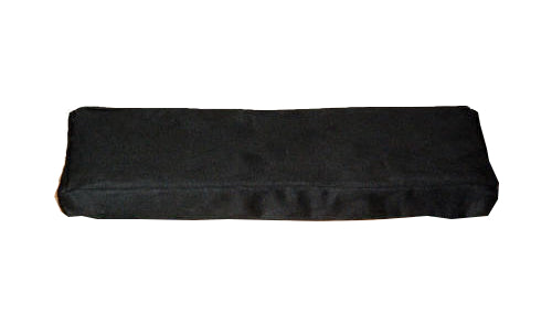 black meditation bench cushion
